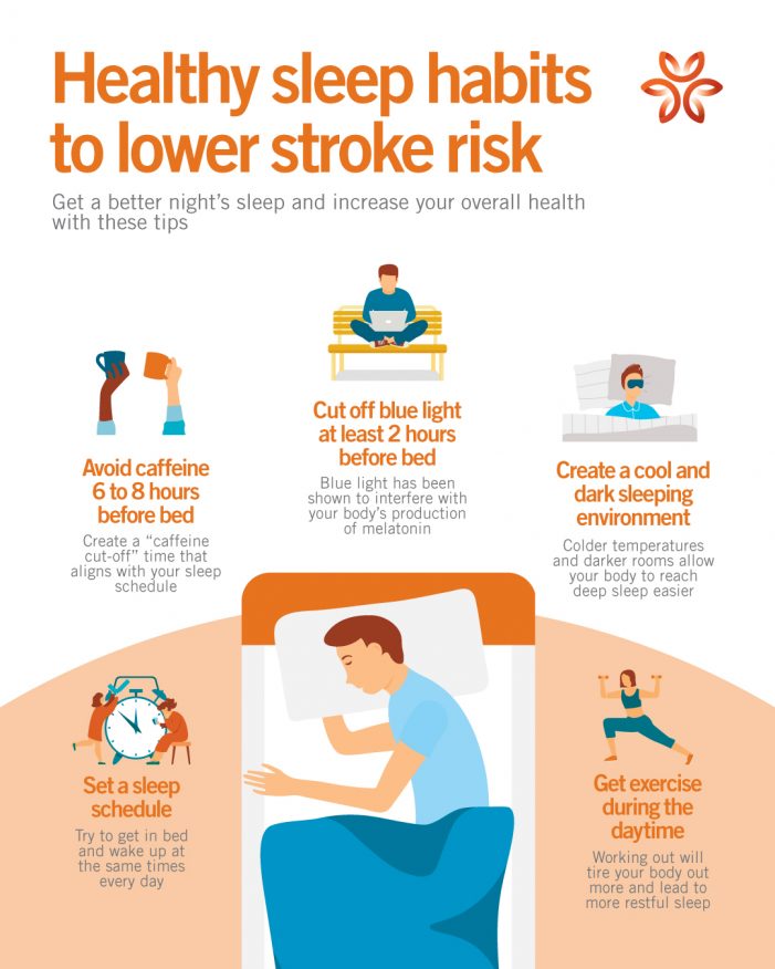 Healthy Sleep Habits Can Lower Stroke Risk
