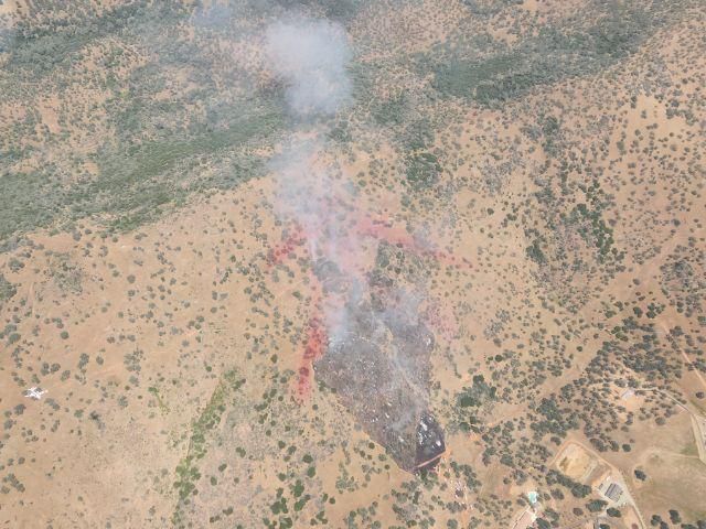 Reed Fire Burns to 9.7 Acres
