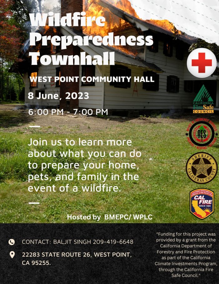 West Point Area Emergency Preparedness Meeting on June 8th