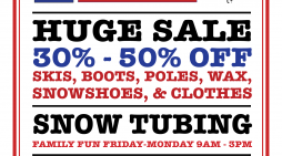 Cross County Skiing, Snow Tubing & Huge Sale Awaits You in Bear Valley!!  It’s Not Too Late to Ski!!!
