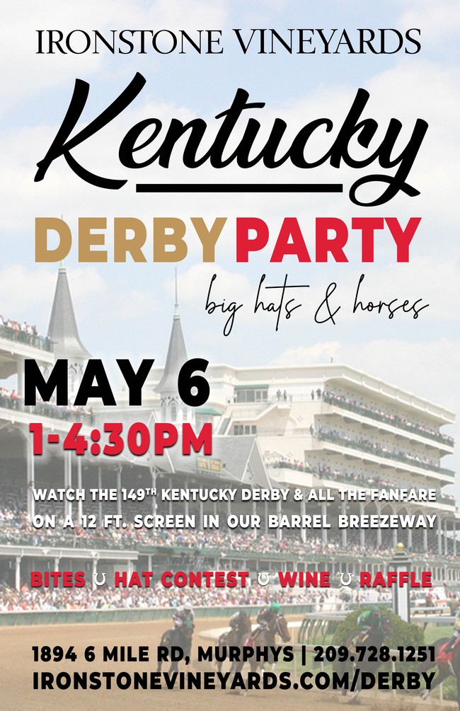 Ironstone Vineyards Kentucky Derby Party
