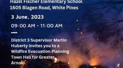 Wildfire Evacuation Planning Town Hall for Greater Arnold Set for Saturday, June 3