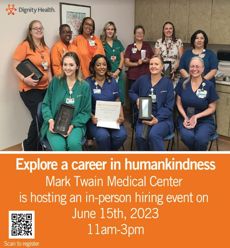 Mark Twain Medical Center Hiring Event!