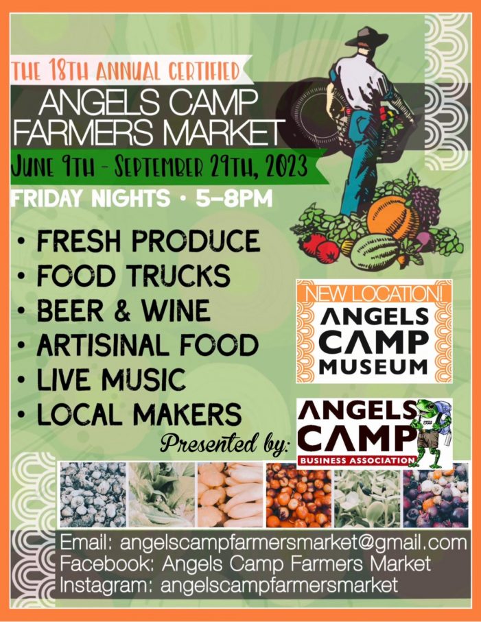 The Season Kickoff of Angels Camp Farmers Market