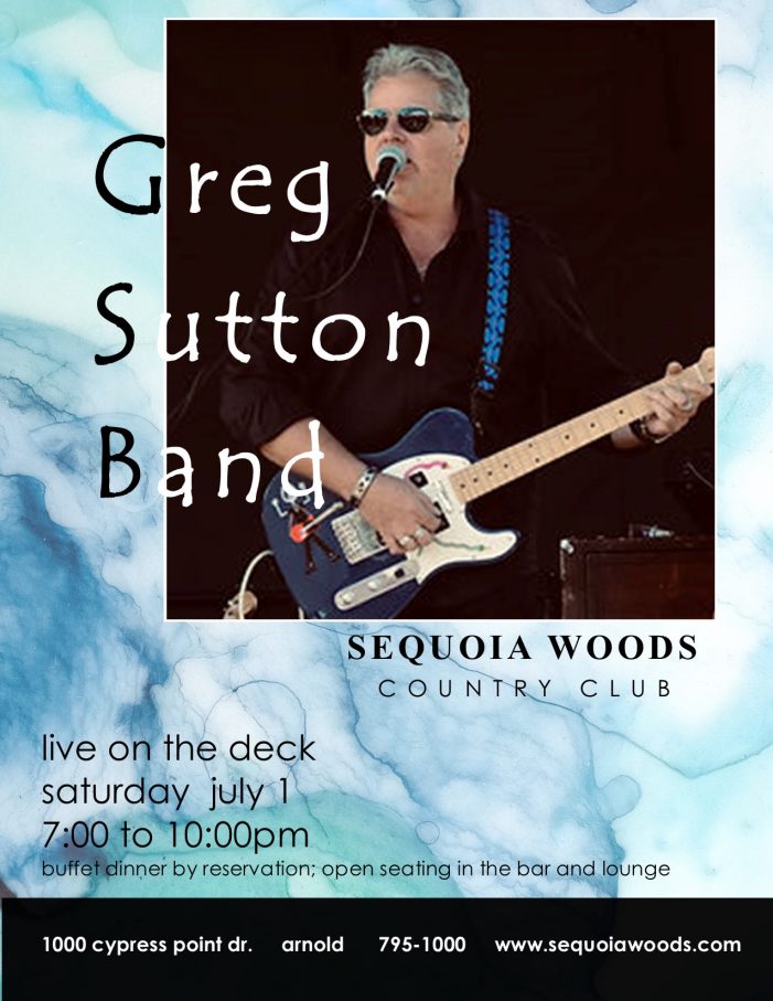 The Greg Sutton Band at Sequoia Woods Country Club