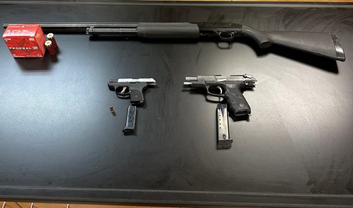 Arrest Made for Illegal Possession of Firearms in Copperopolis