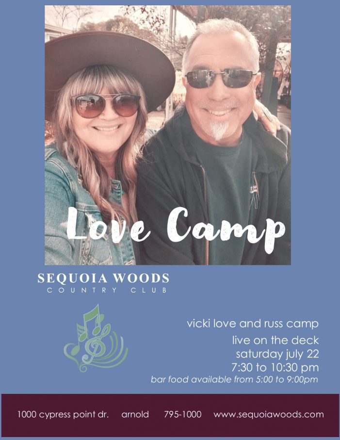 Love Camp at Sequoia Woods on Saturday Night