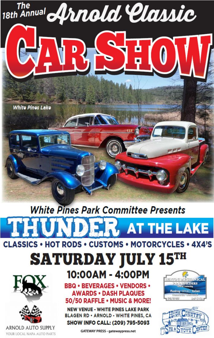 The 18th Annual Arnold Classic Car Show is July 15th!!  Be There or Be Square!