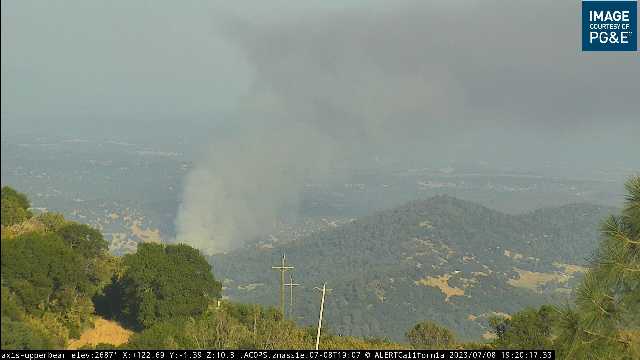 (Update…Resources Being Released and Fire Mapped at 10 Acres) Now 20 Acre Whittle Fire Burning Near Whittle Rd / Sr49
