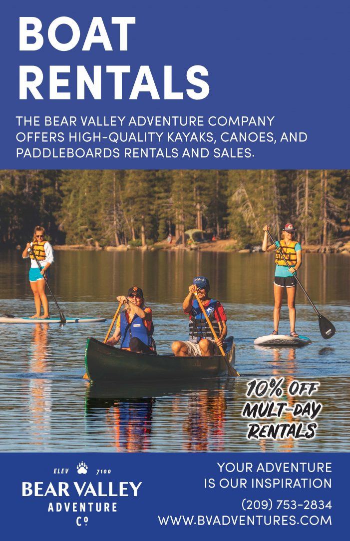 Nature’s Air Conditioner Awaits in Bear Valley!  Rent a Boat from BVAC Today!