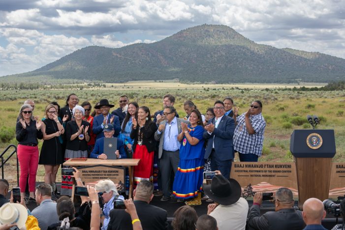 President Biden on Establishing Ancestral Footprints of the Grand Canyon Monument & Blocking Uranium Mining.