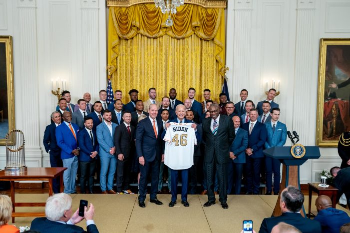 President Biden Honoring the 2022 World Series Champions, the Houston Astros