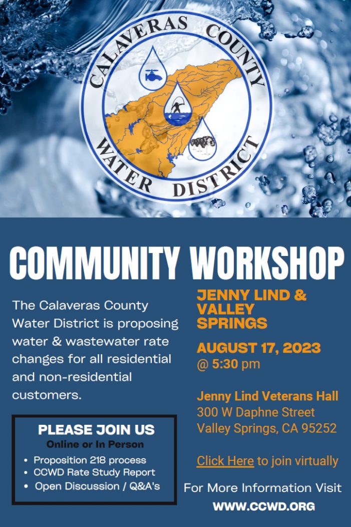 Another CCWD Rate Increase Community Meeting is Tonight!