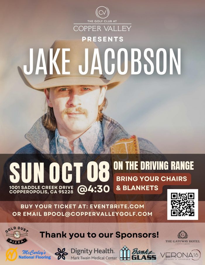 Get Your Tickets Now for Jake Jacobson on Sunday, October 8