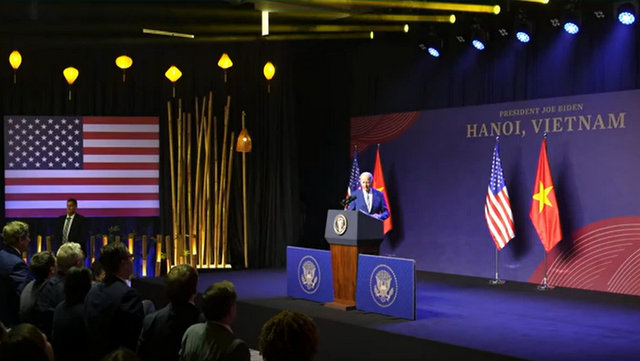 President Biden’s Press Conference at Hanoi Hilton