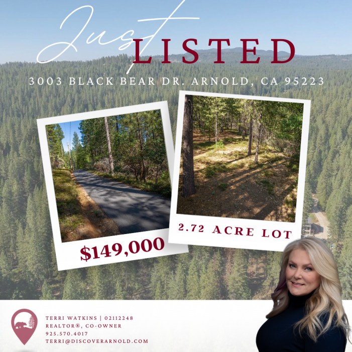 Your Beautiful 2.72 Acre Lost to Build Your Dream Home Awaits from Arnold Realty