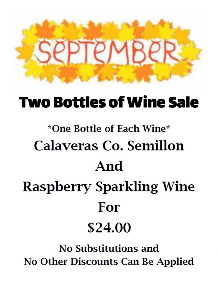 You’ll Fall in Love with the September Wine Specials from Black Sheep Winery
