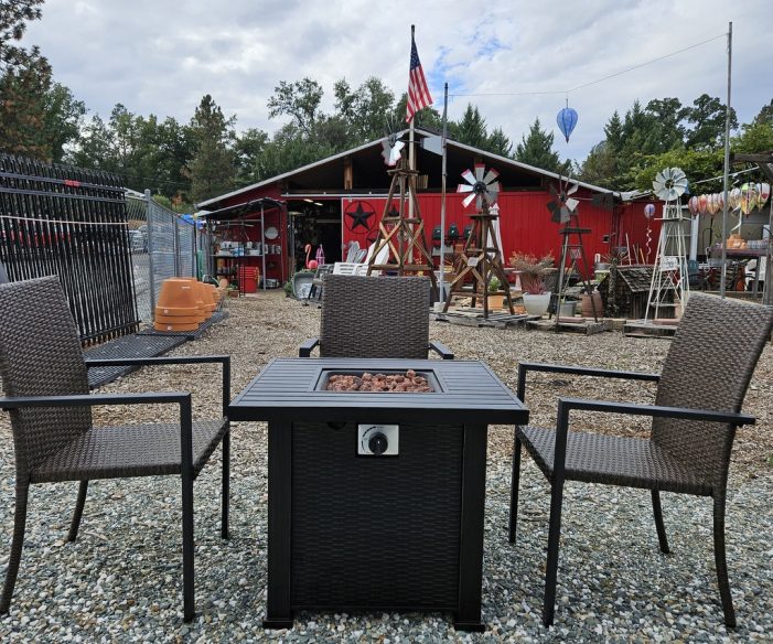 Your New Firepit Awaits at The Red Store & Everything to Get Your Wood Stove Ready for Winter
