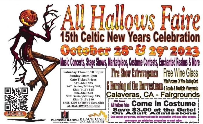 All Hallows Faire This Weekend at Frogtown!