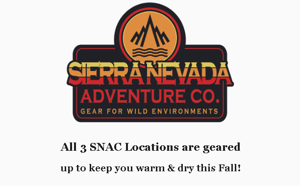 All 3 SNAC Locations Geared up to Keep You Warm & Dry This Fall!