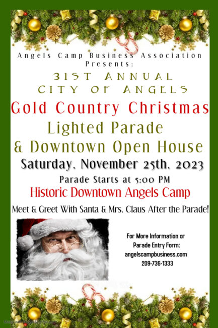 31st Annual Angels Camp Lighted Christmas Parade