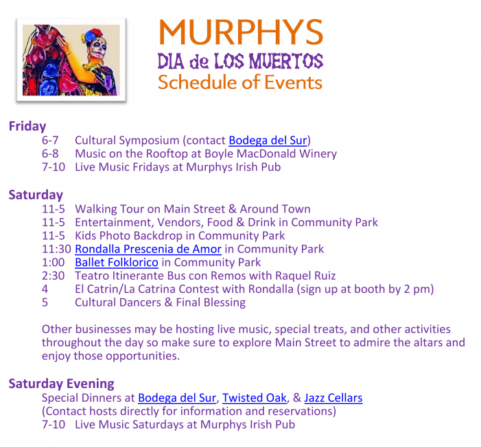 Murphys Dia de Los Muertos is Here