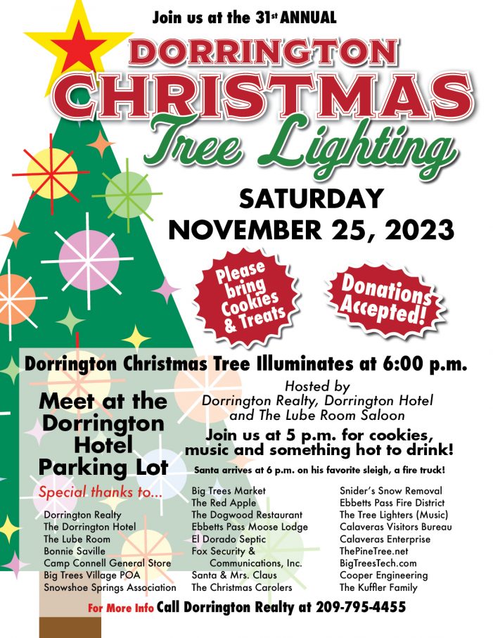 The 31st Annual Dorrington Christmas Tree Lighting