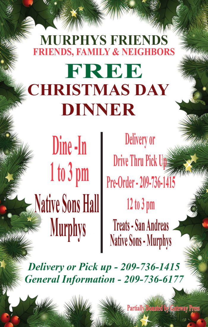 Murphys Friends 38th Annual Free Christmas Dinner