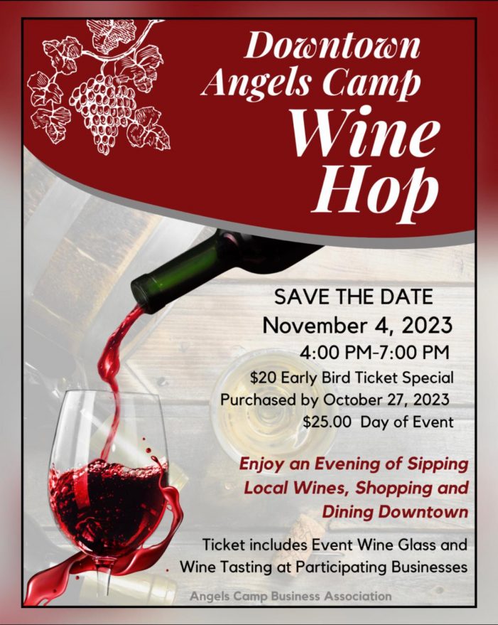 Downtown Angels Camp Wine Hop