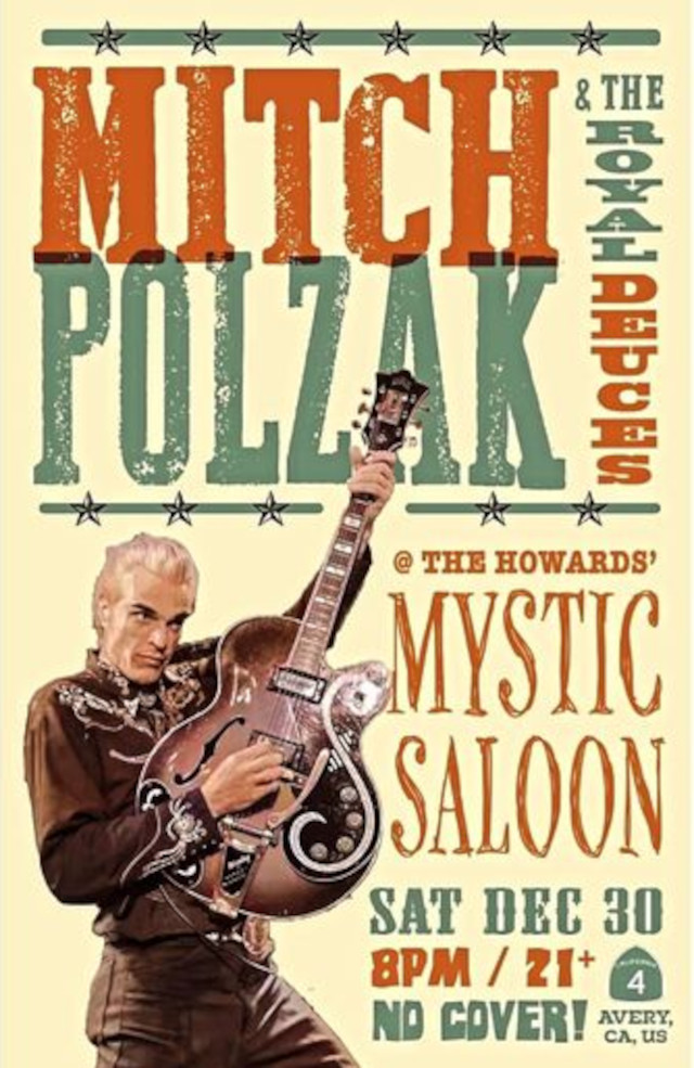 Mitch Polzak & The Royal Deuces Tonight at Howard’s Mystic Saloon!