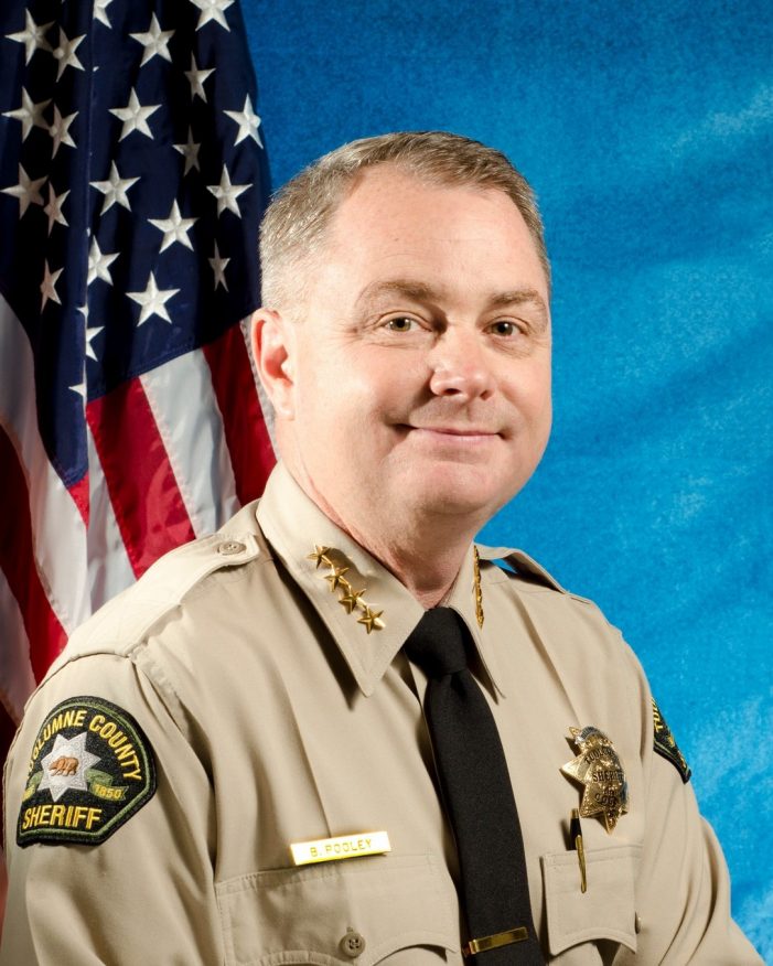 Tuolumne Sheriff Pooley Announces his Retirement