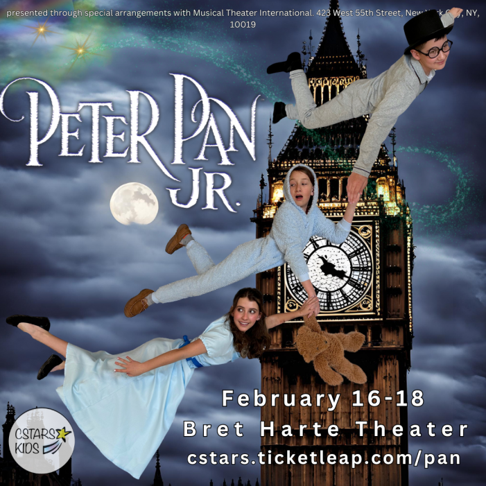 CSTARS Presents Peter Pan Jr. Feb 16 – 18!  Get Your Tickets!