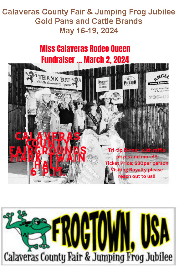 Miss Calaveras Rodeo Queen Fundraiser, March 2, 6pm!