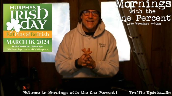 Mornings with the One Percent™ Our Weekend Preview Show is Below!  Irish Day Preview!