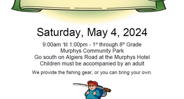 The 24th Annual Kids Fishing Clinic is May 4th!