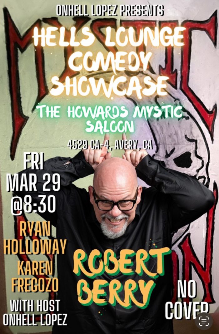 Need a Laugh!!!  The Mystic Saloon can Help!  Friday Night Comedy!