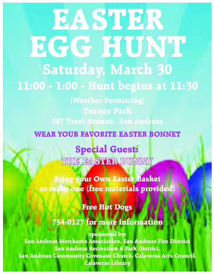 Free Egg Easter Egg Hunt for All Ages!