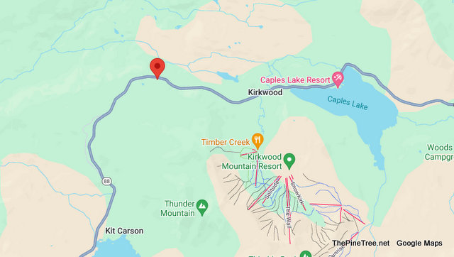 Traffic Update….Avalanche Closes Hwy 88 at Carson Spur