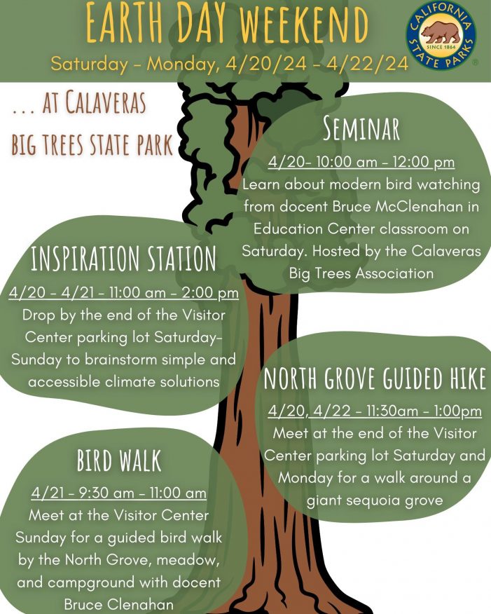 Big Plans at Big Trees State Park for Earth Day!