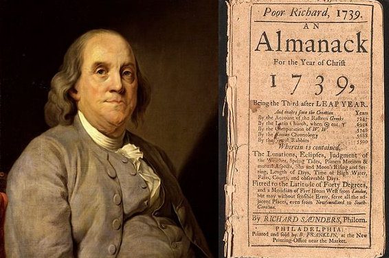 A Bit of Wisdom from the 1737 Poor Richard’s Almanac