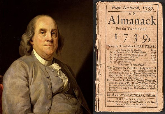 A Bit of Wisdom from the 1735 Poor Richard’s Almanac