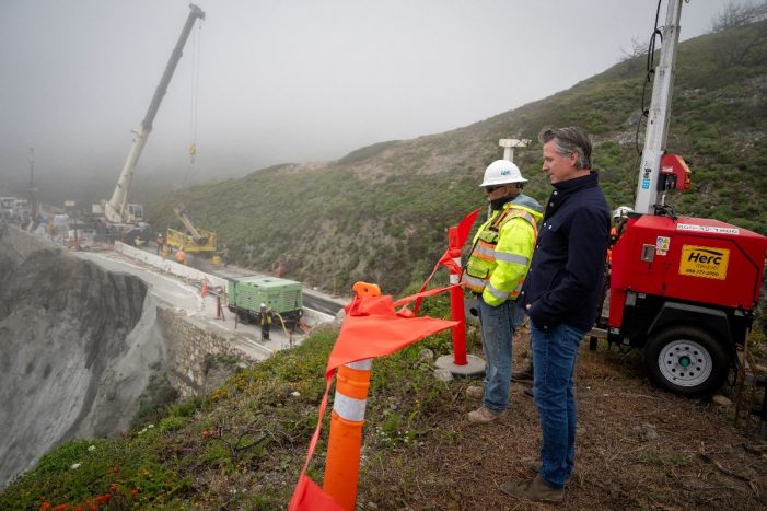 Governor Newsom Announces the Reopening of Highway 1, Ahead of Schedule