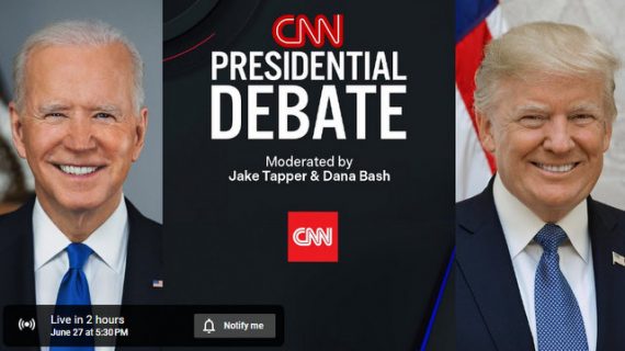 CNN Presidential Debate: President Joe Biden & Former President Donald ...