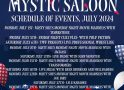 The Howard’s Mystic Saloon July Events