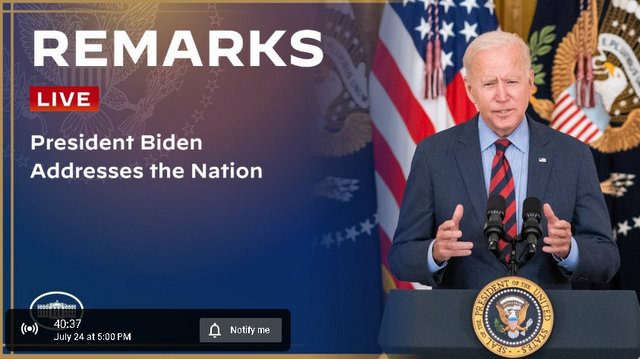 President Biden Addresses the Nation