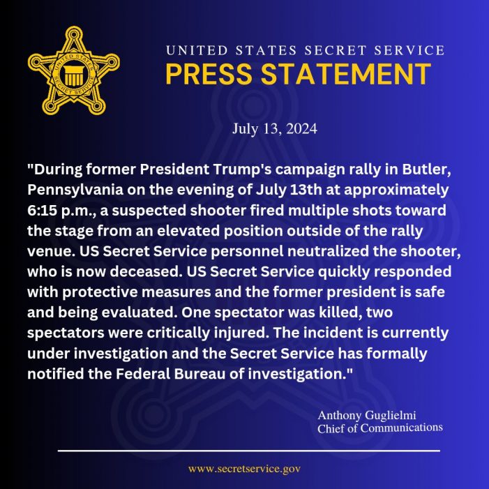 Latest from the Secret Service on Trump Shooting