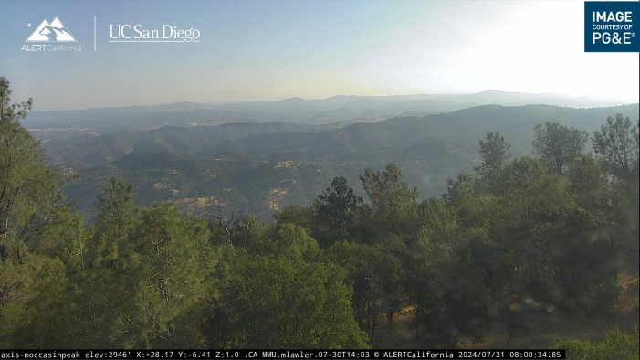 Pedro Fire, 7% Contained 2,727 Acres, Smoke Output Drops Significantly