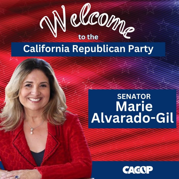 CAGOP, Leader Jones Announce Addition of Senator Alvarado-Gil to Republican Party, Senate Republican Caucus