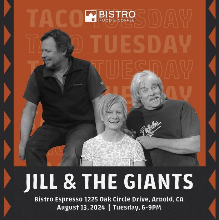 Jill & The Giants Tonight at Taco Tuesday at The Bistro