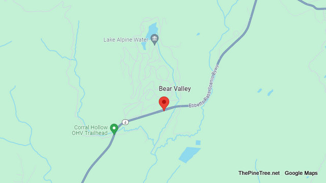 Traffic Update…Vehicle Off Roadway Collision near Hwy 4 & Bear Valley Rd